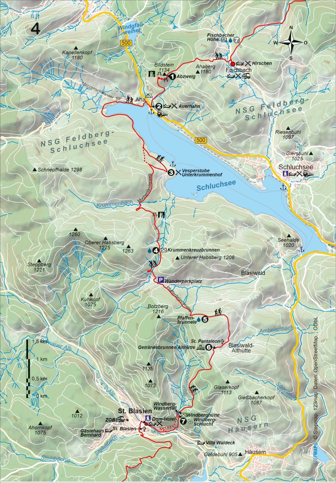 Beispielinhalt (Bild) Schluchtensteig