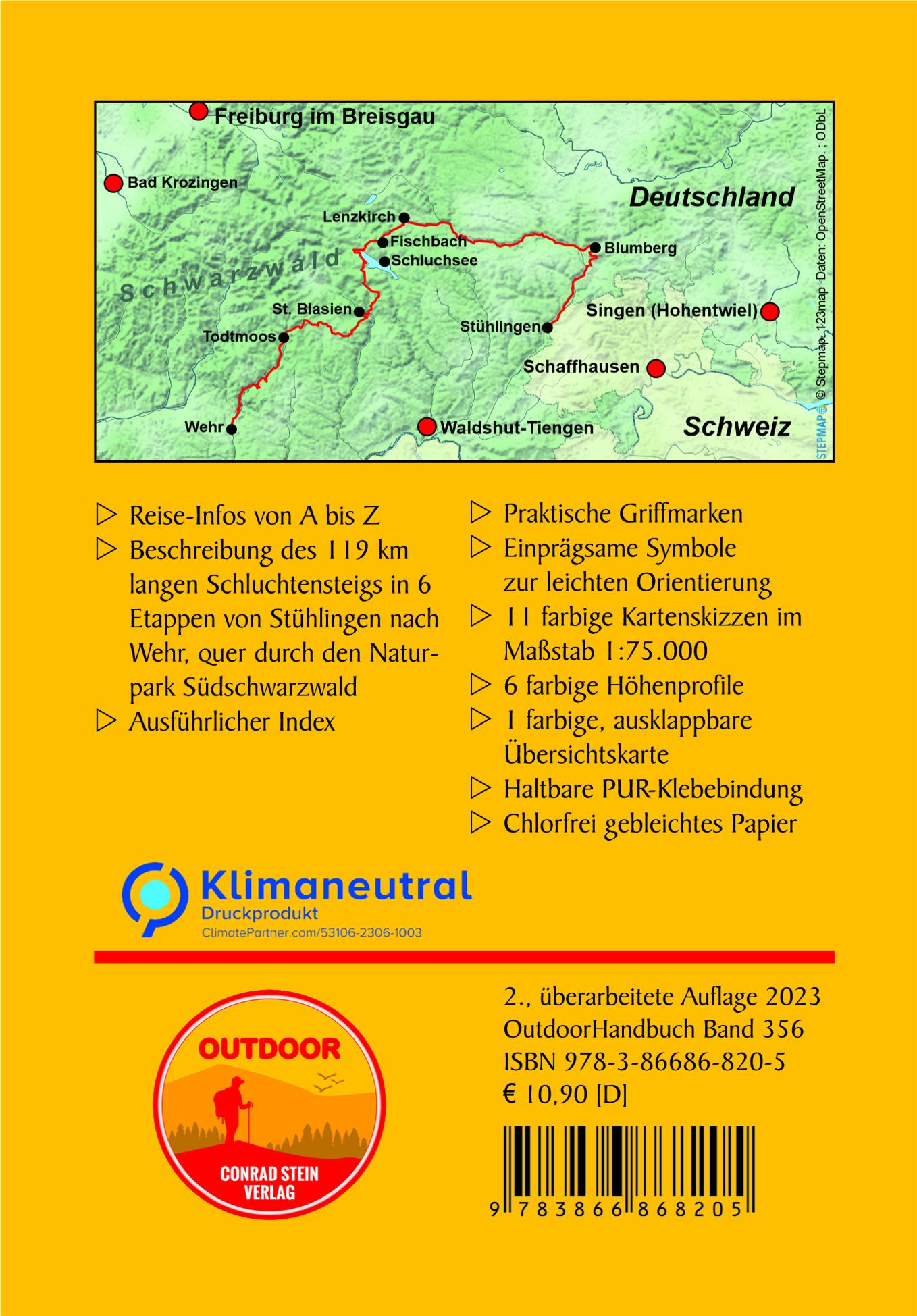 Rückseitencover Schluchtensteig