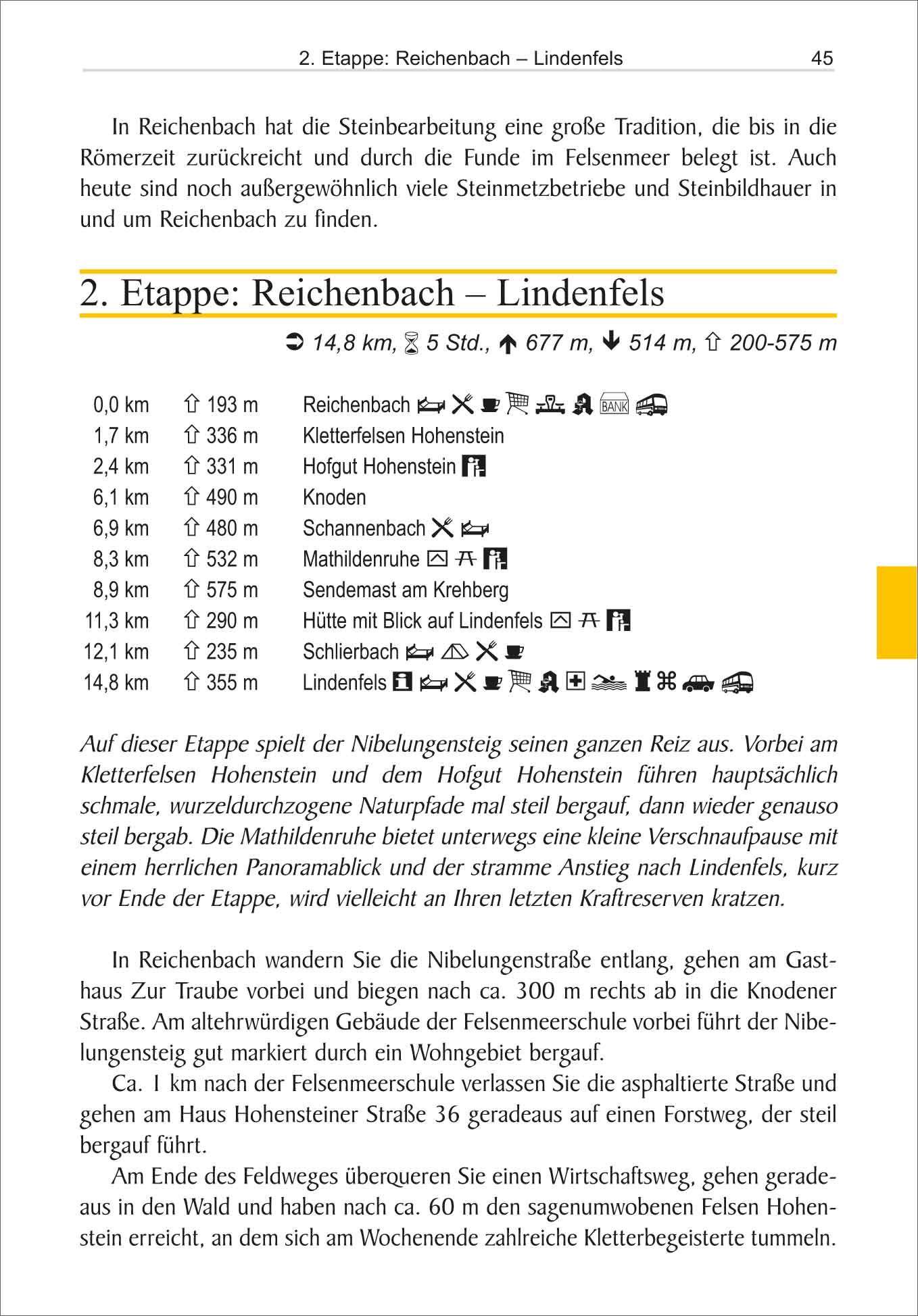 Beispielinhalt (Bild) Nibelungensteig