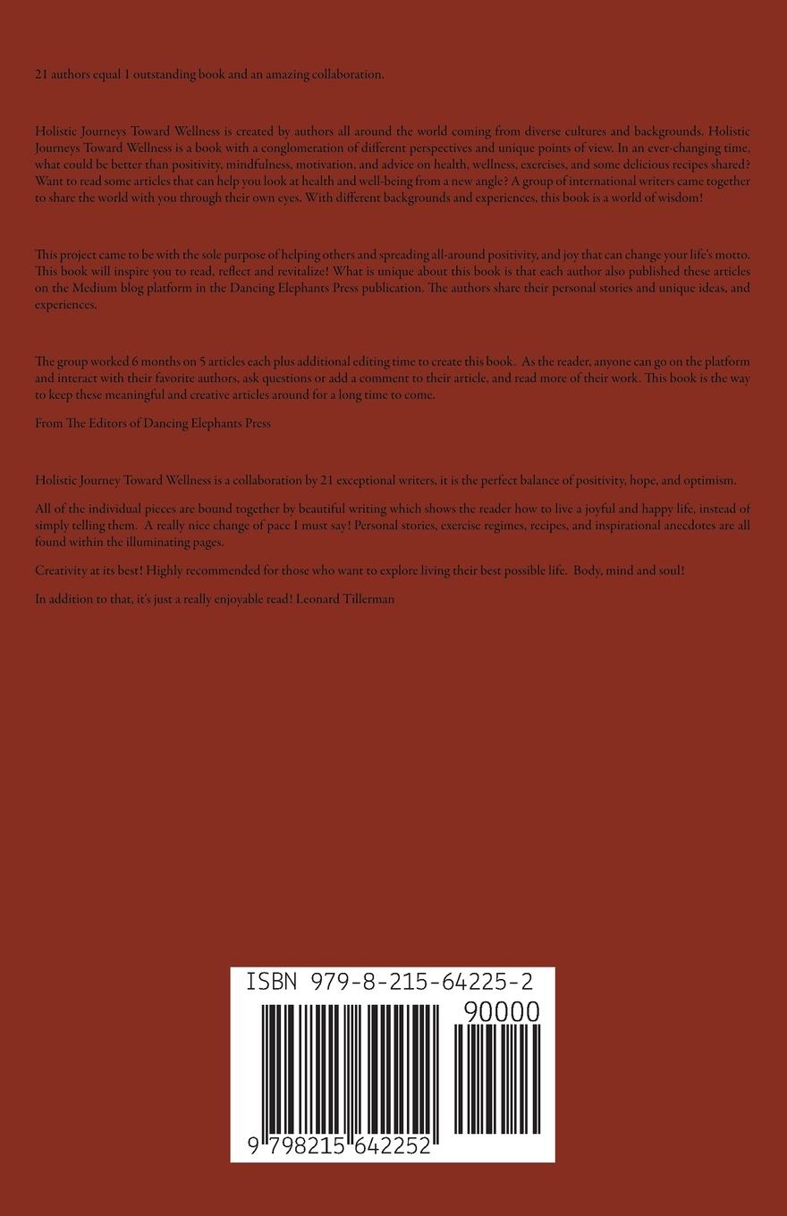 Rückseitencover Holistic Journey Toward Wellness
