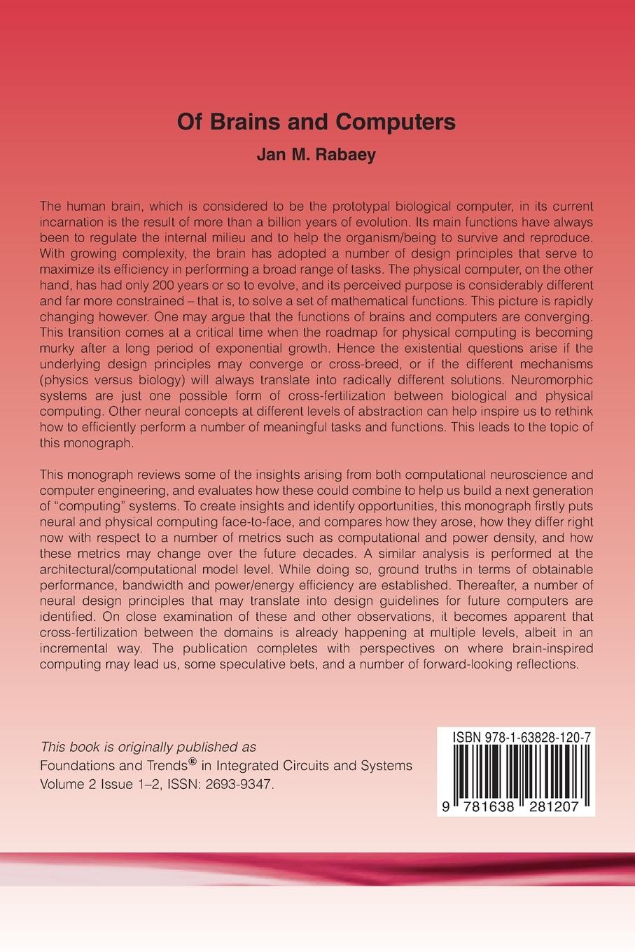 Rückseitencover Of Brains and Computers
