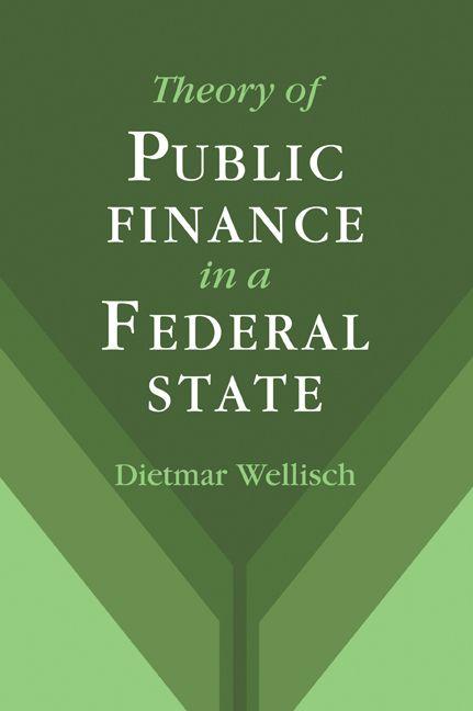 Vorderes Coverbild Theory of Public Finance in a Federal State