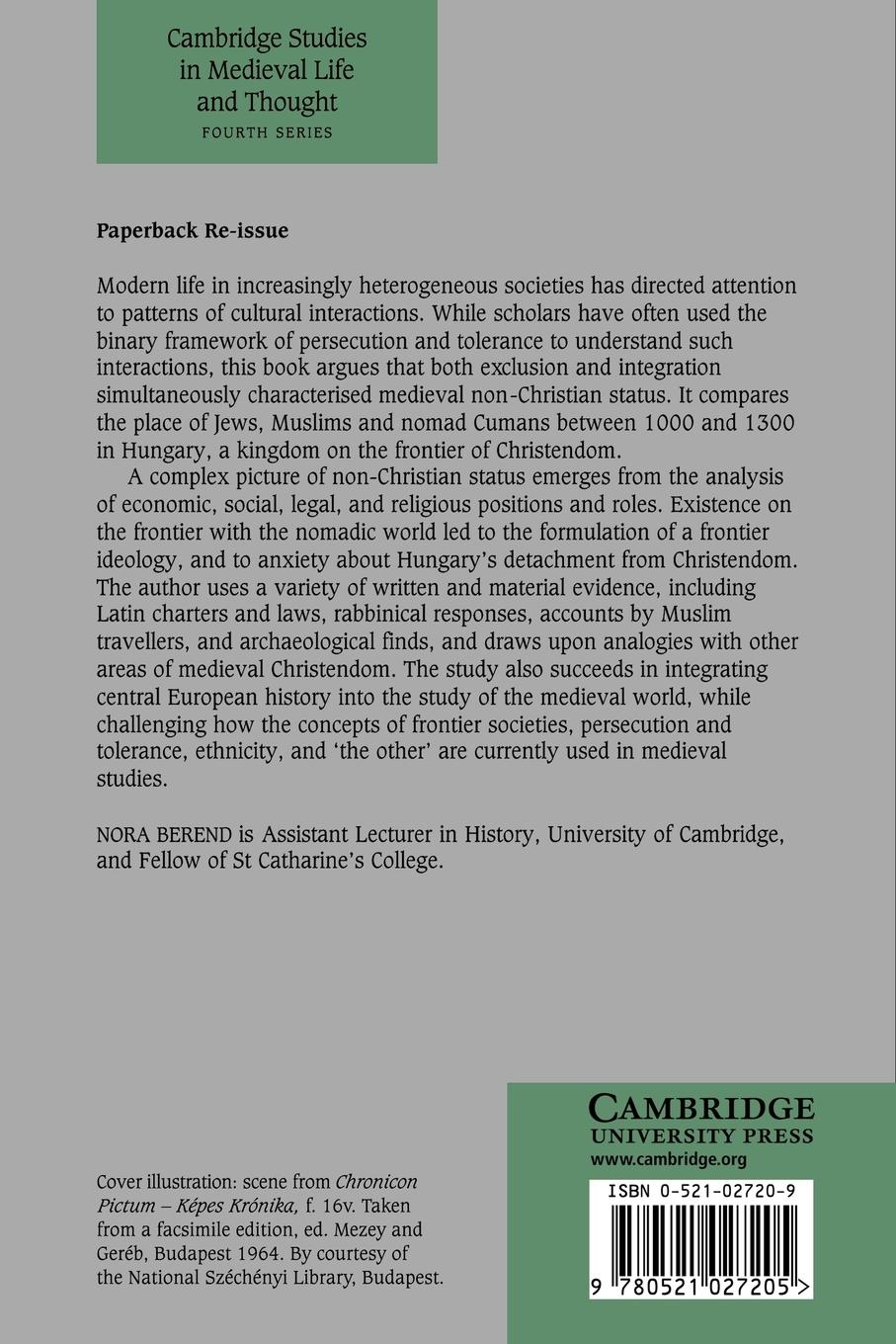 Rückseitencover At the Gate of Christendom