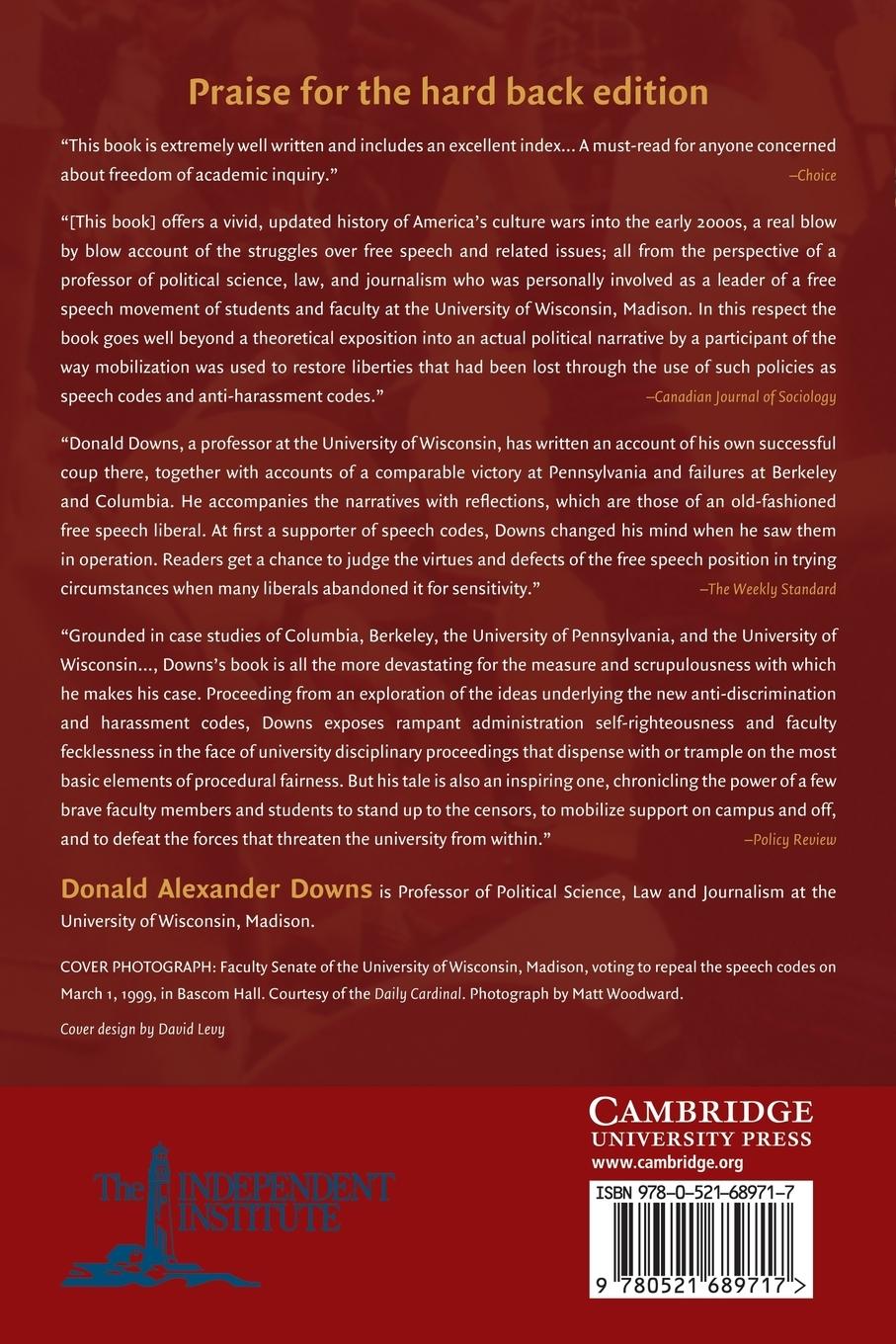 Rückseitencover Restoring Free Speech and Liberty on Campus