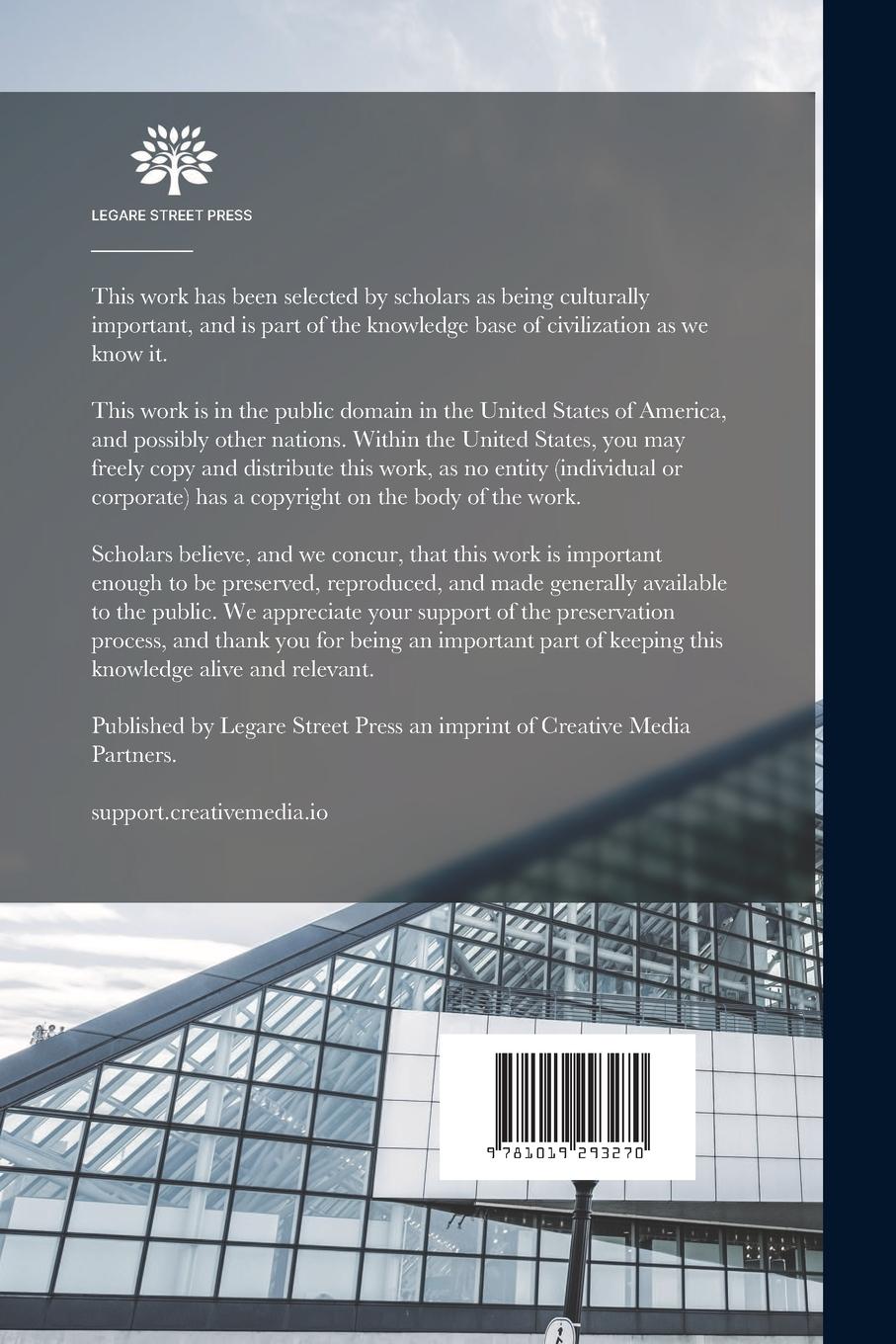 Rückseitencover A Sculptor's Architecture