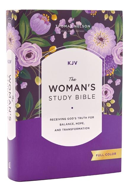 Vorderes Coverbild KJV, The Woman's Study Bible, Hardcover, Red Letter, Full-Color Edition, Comfort Print