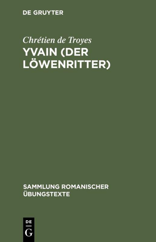 Vorderes Coverbild Yvain (Der Löwenritter)
