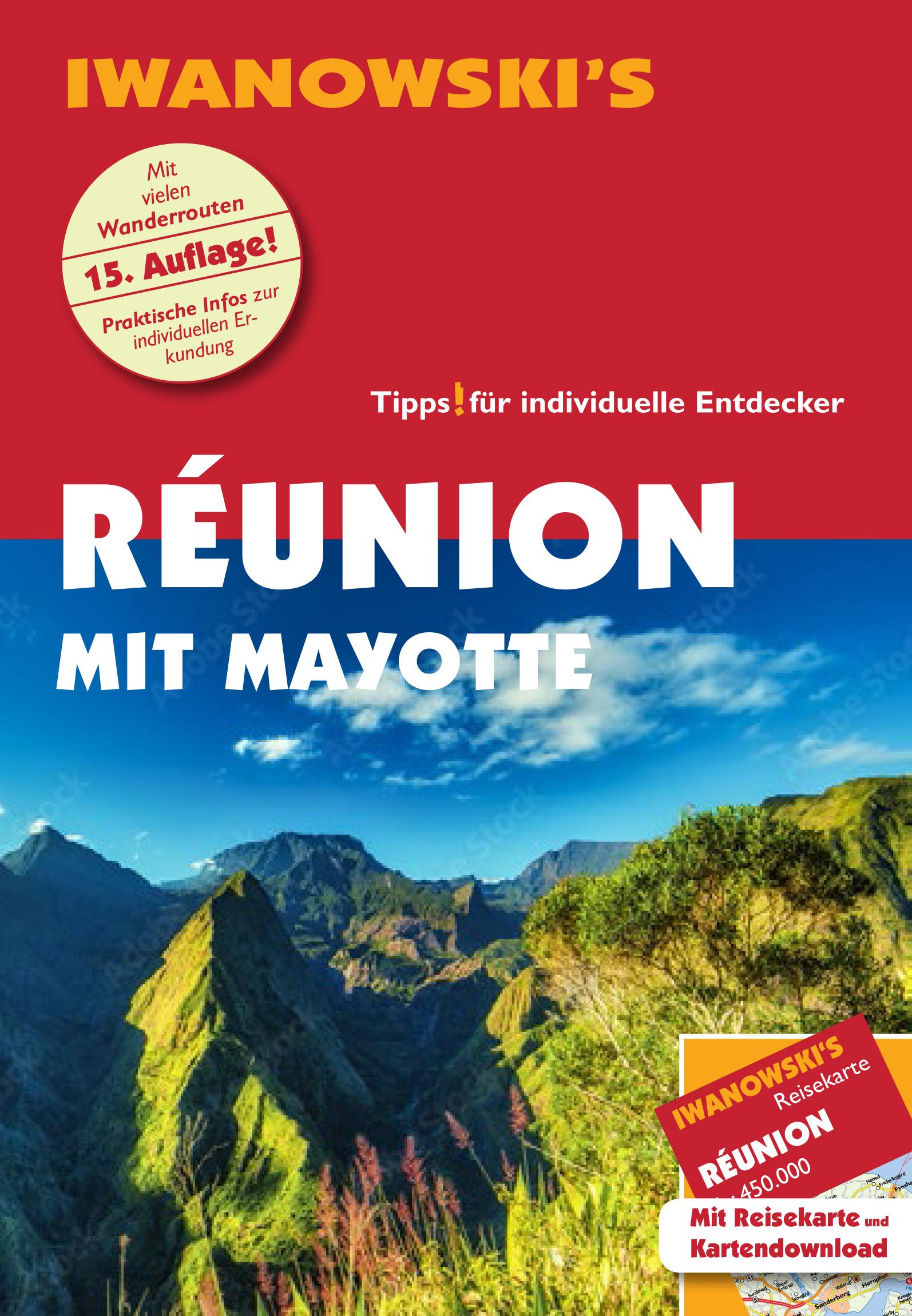 Vorderes Coverbild Réunion mit Mayotte - Reiseführer von Iwanowski
