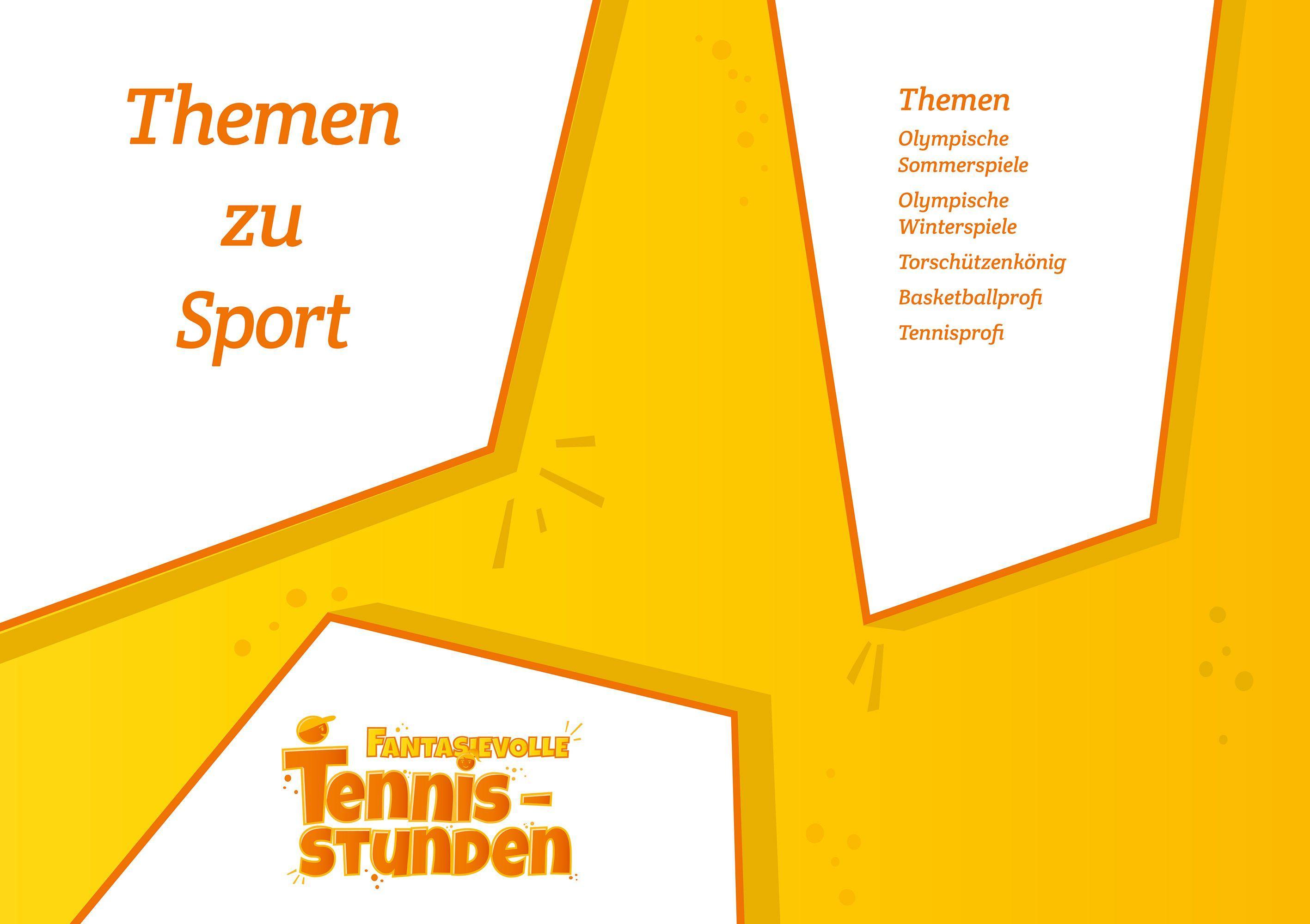 Beispielinhalt (Bild) Fantasievolle Tennisstunden