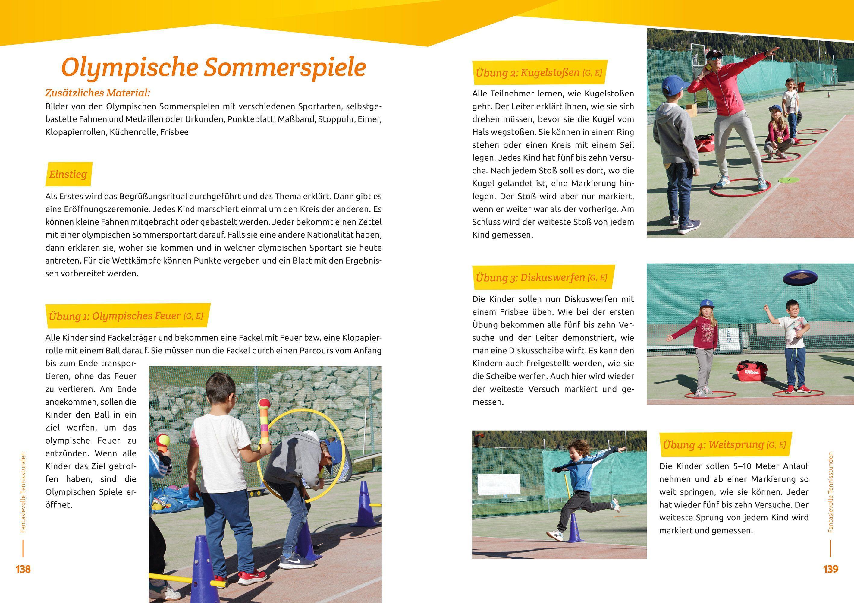 Beispielinhalt (Bild) Fantasievolle Tennisstunden