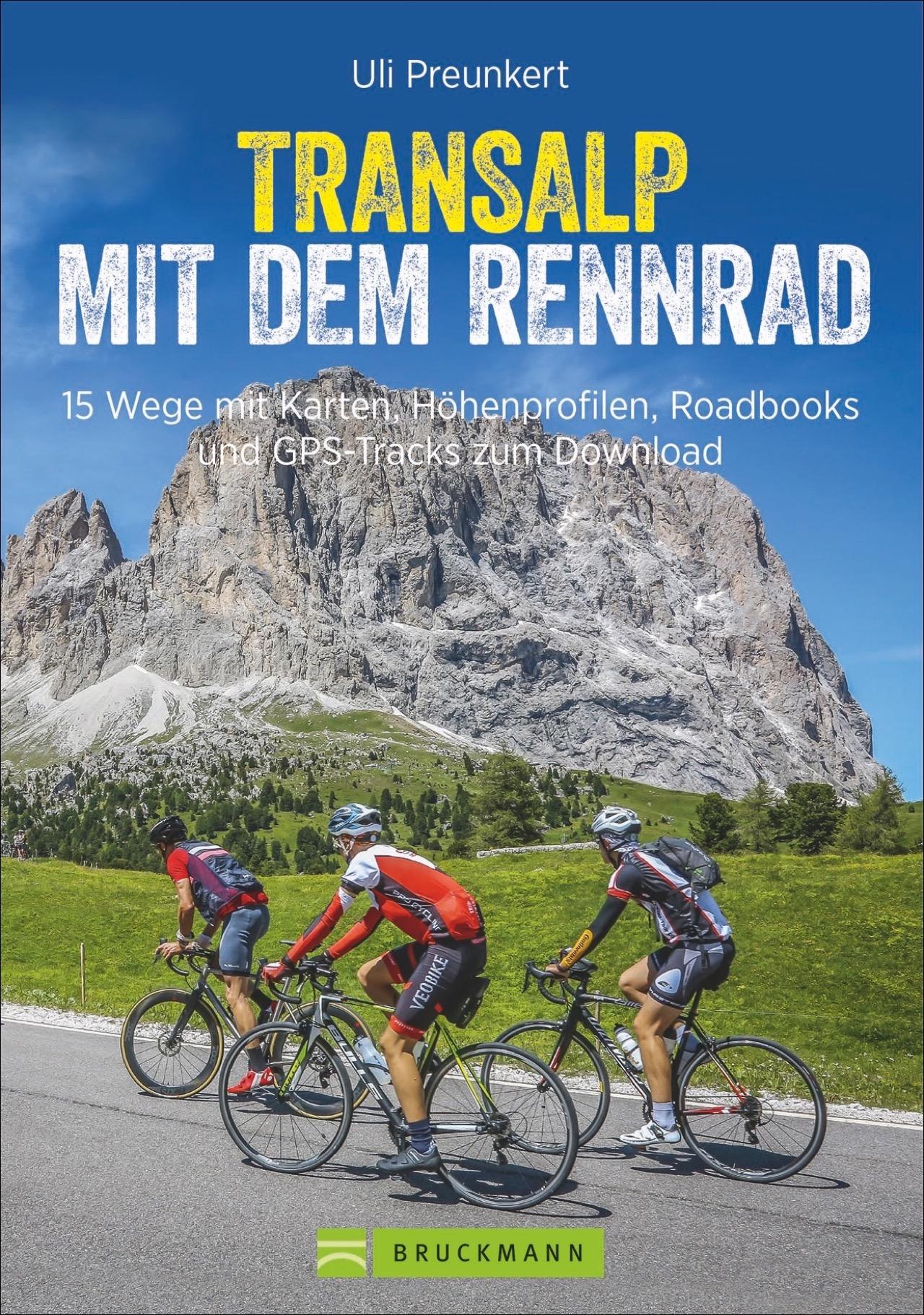 Vorderes Coverbild Transalp mit dem Rennrad