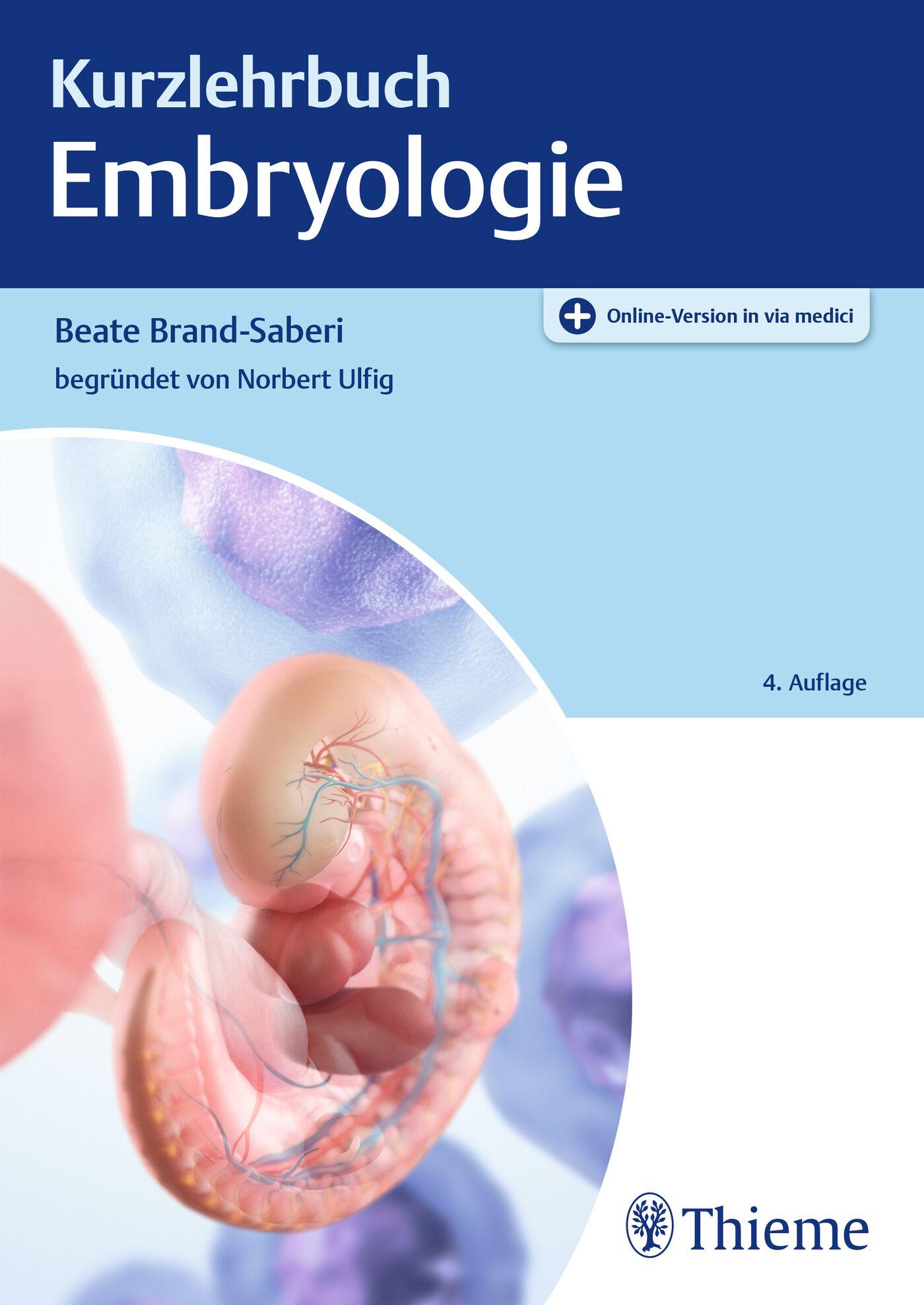 Vorderes Coverbild Kurzlehrbuch Embryologie