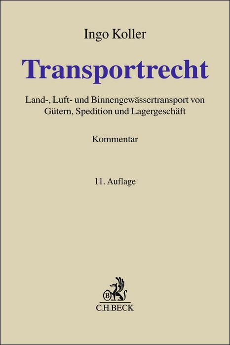 Vorderes Coverbild Transportrecht