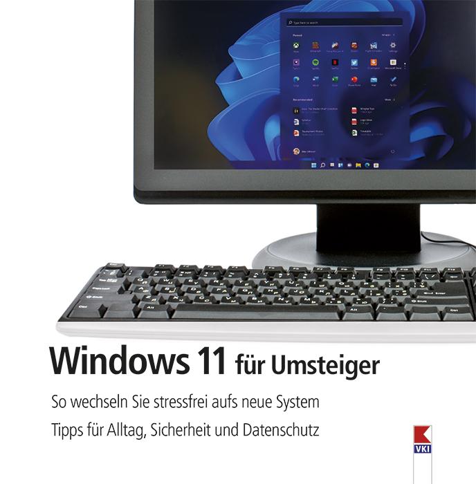 Vorderes Coverbild Windows 11 für Umsteiger