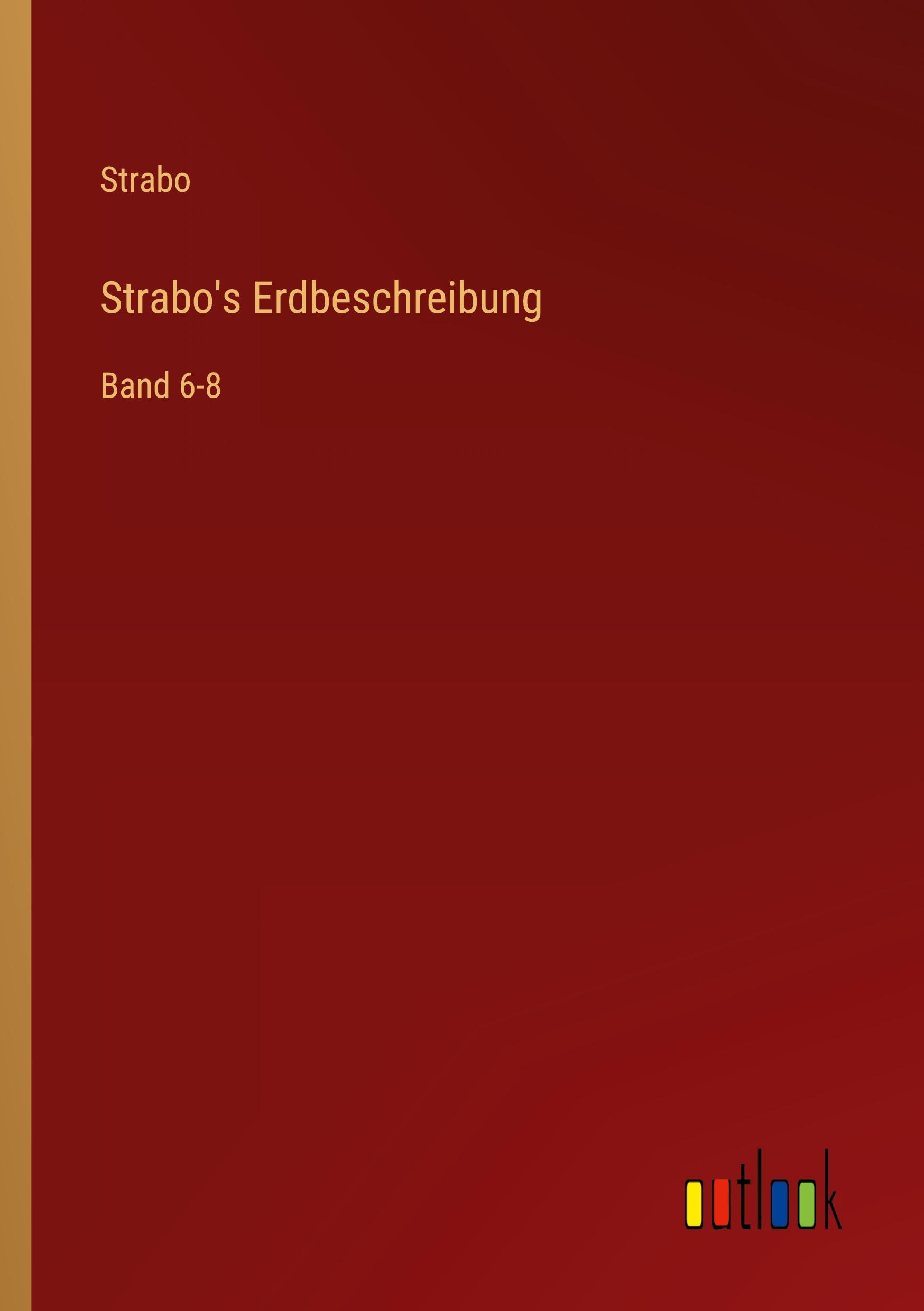 Vorderes Coverbild Strabo's Erdbeschreibung