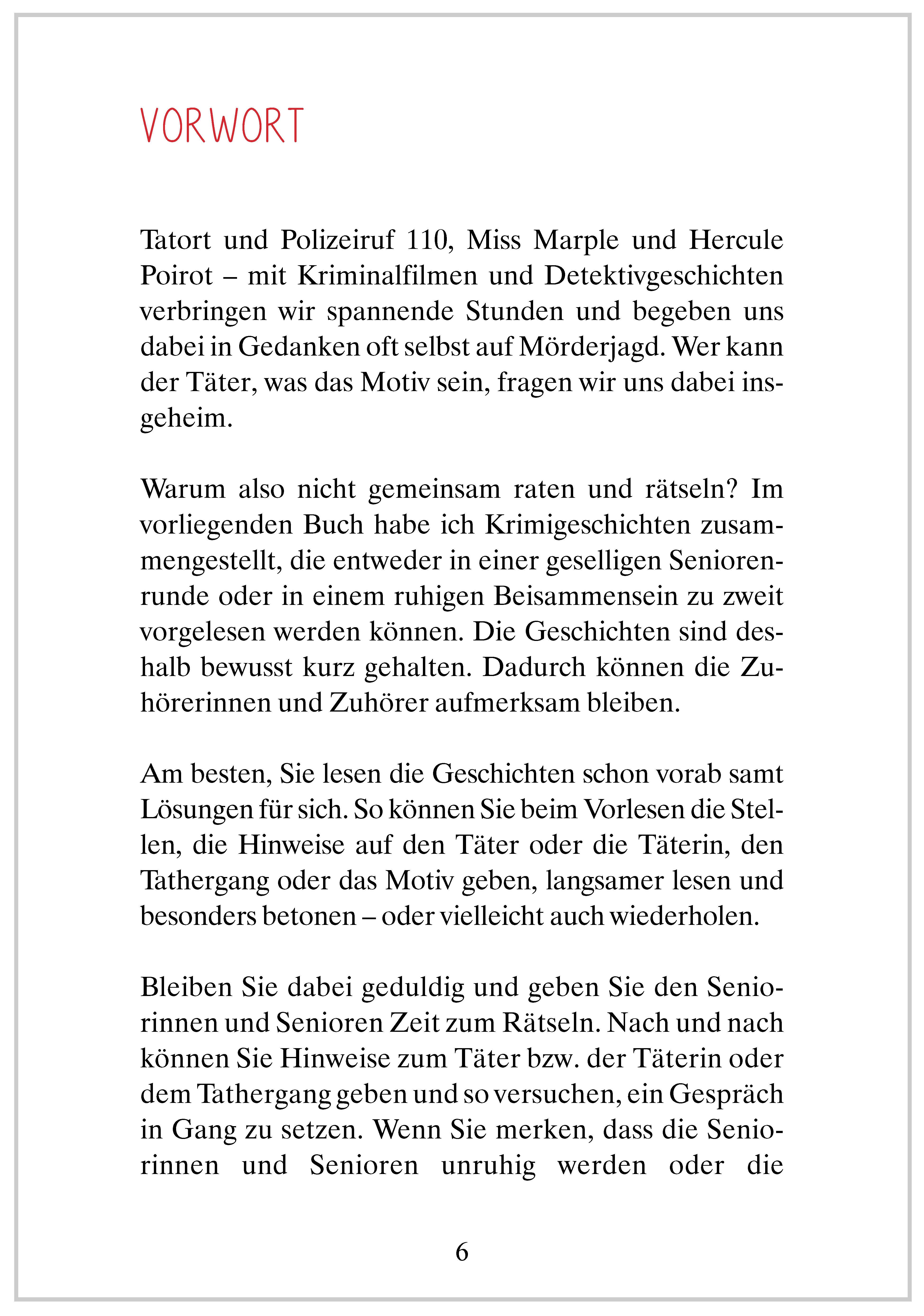 Beispielinhalt (Bild) Krimigeschichten