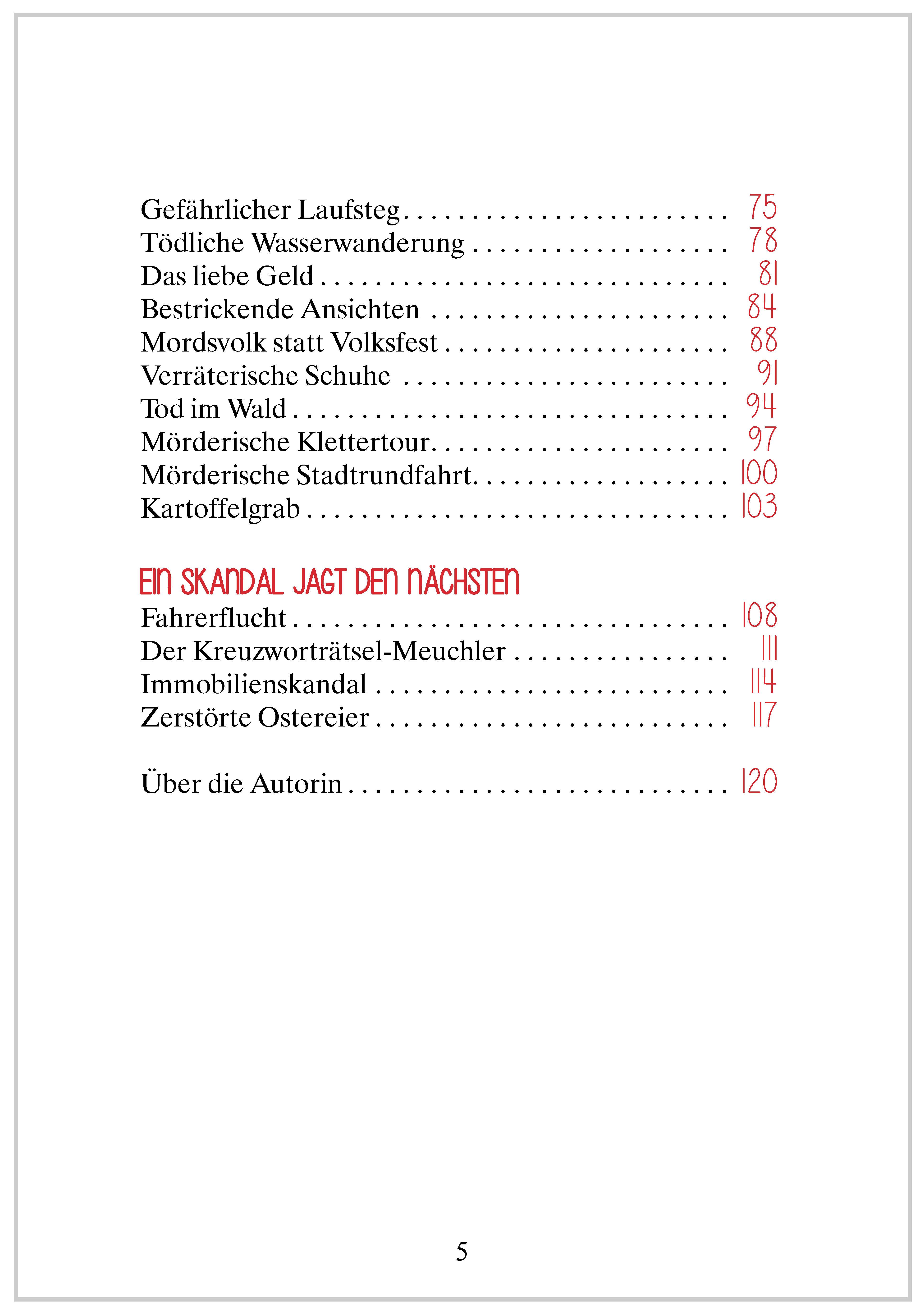 Beispielinhalt (Bild) Krimigeschichten