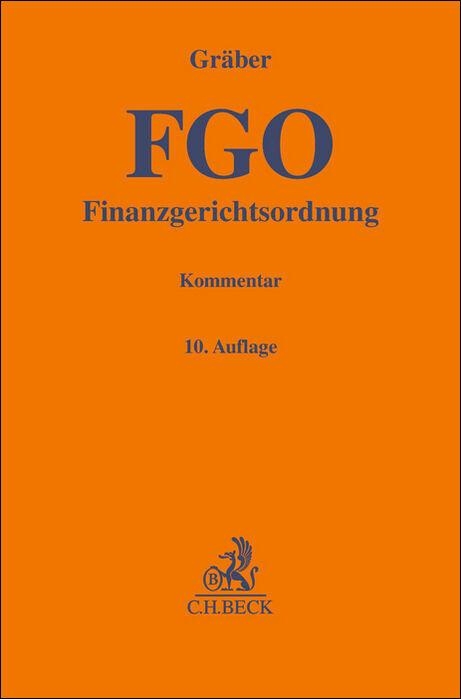 Vorderes Coverbild Finanzgerichtsordnung. FGO