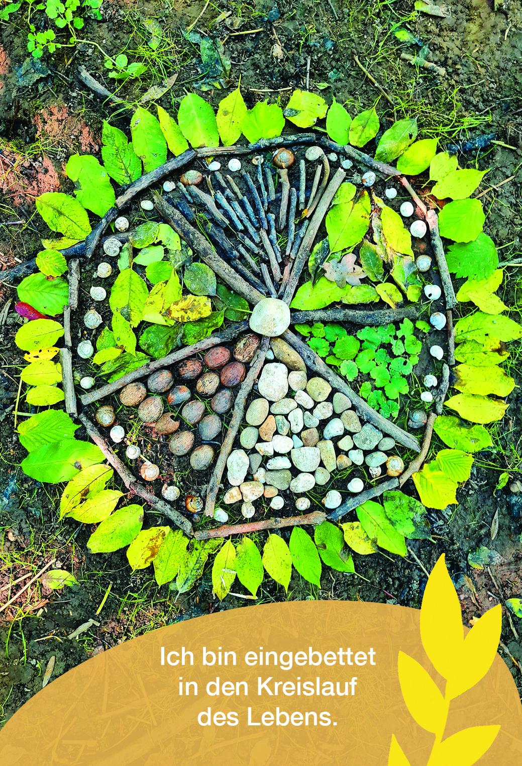 Beispielinhalt (Bild) Waldbaden mit Yoga - Kartenset