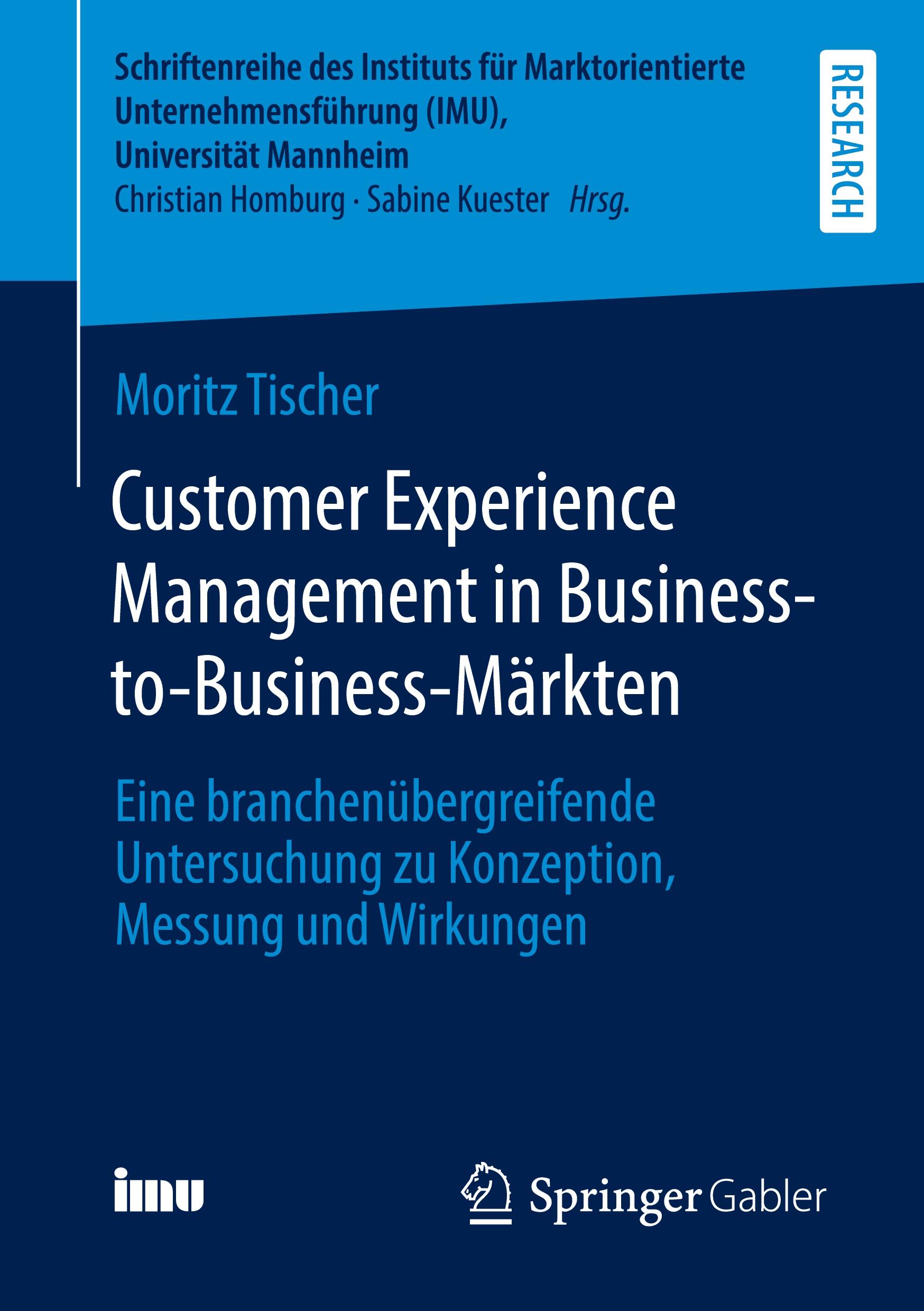 Vorderes Coverbild Customer Experience Management in Business-to-Business-Märkten