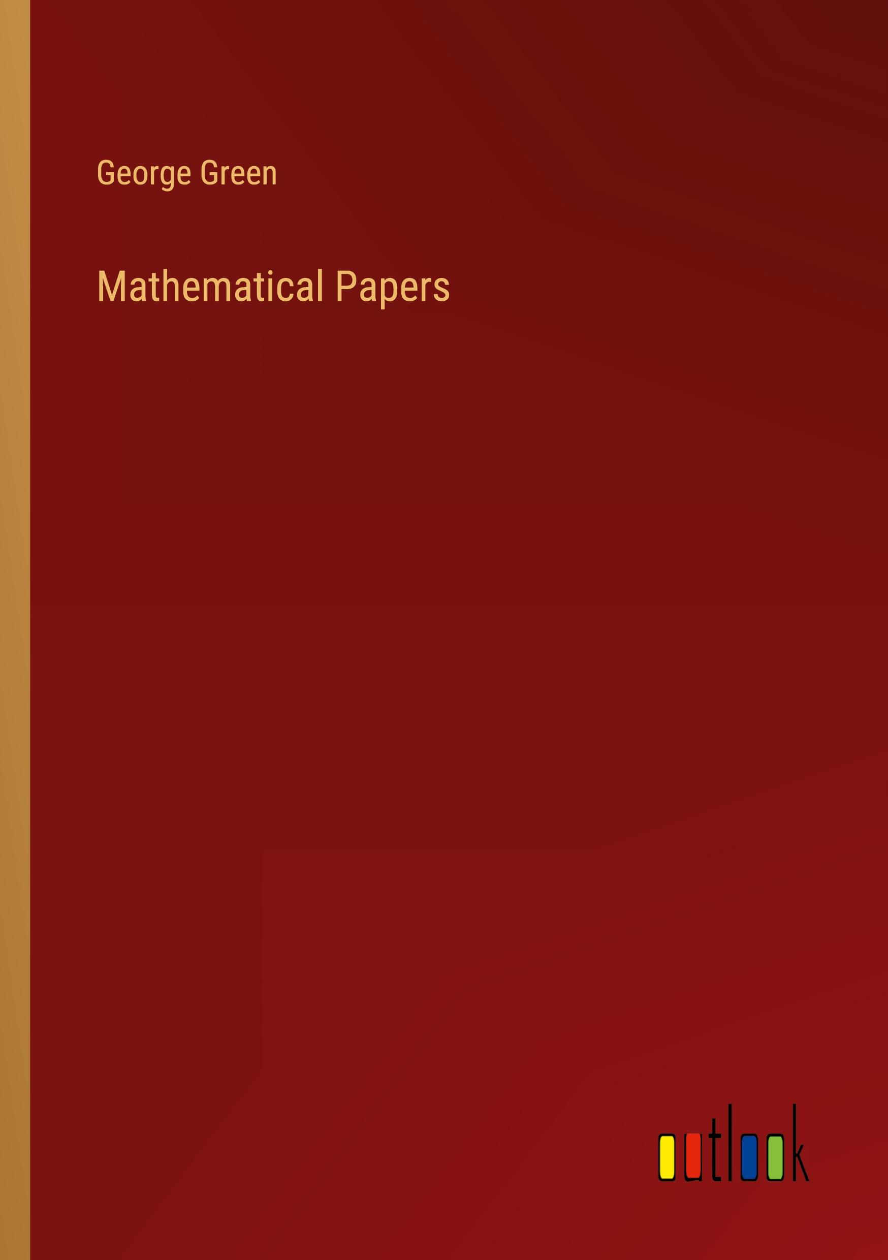 Vorderes Coverbild Mathematical Papers