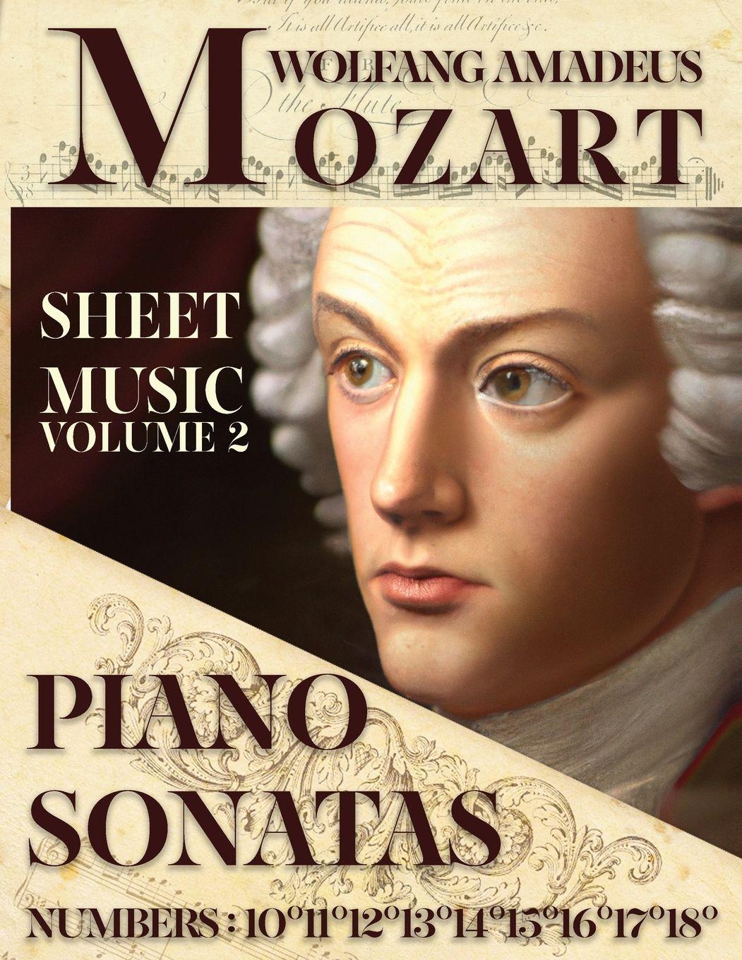 Vorderes Coverbild Mozart Wolfang Amadeus - Piano Sonatas - Sheet Music - Volume 2