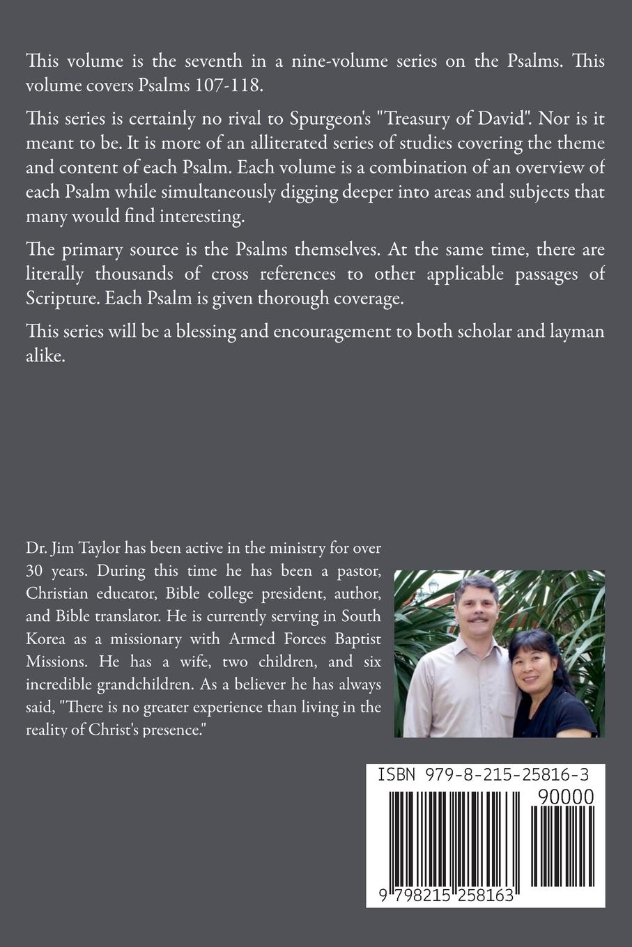 Rückseitencover Golden Truths from the Psalms - Volume VIII - Psalm 119