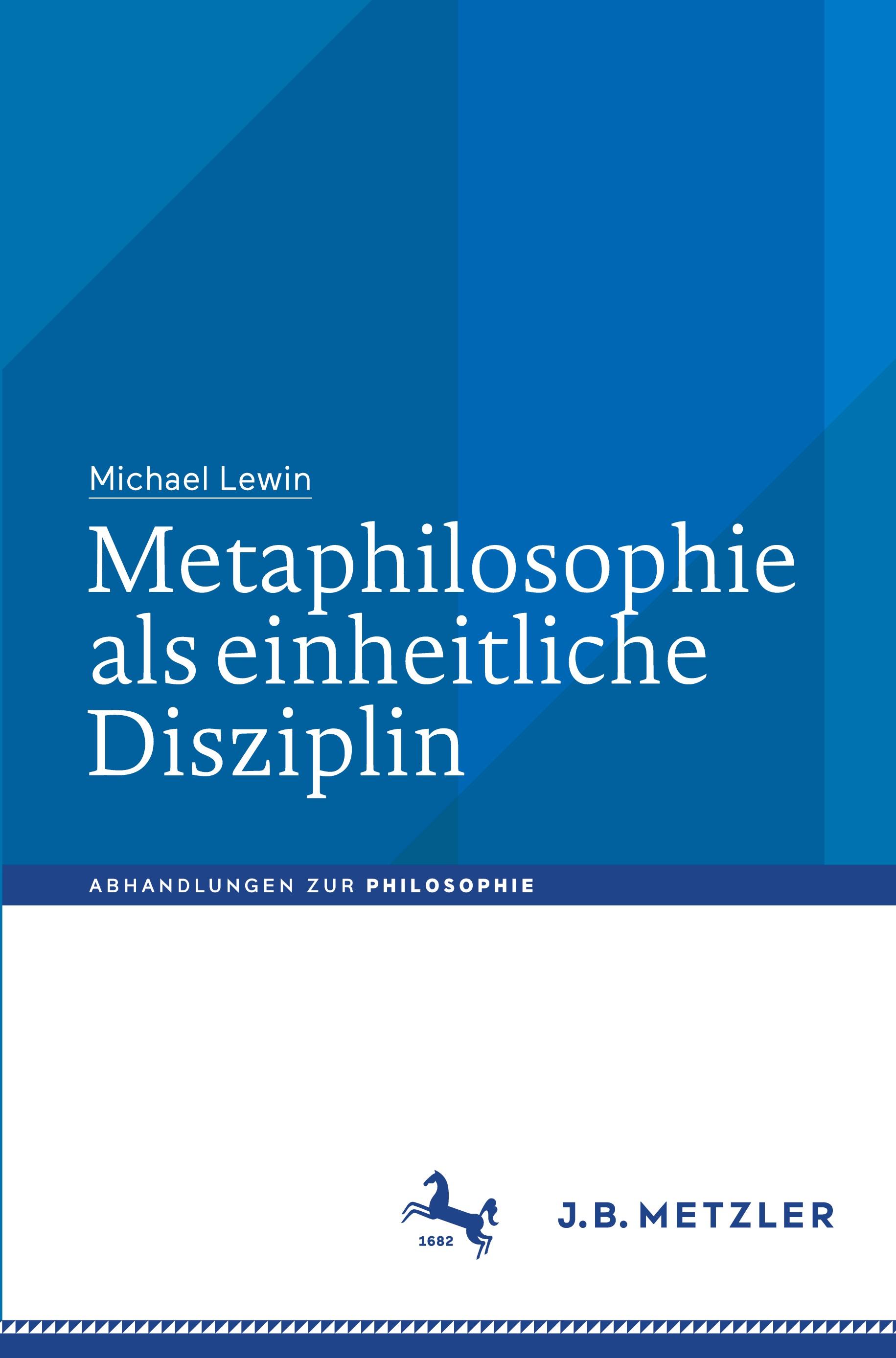 Vorderes Coverbild Metaphilosophie als einheitliche Disziplin