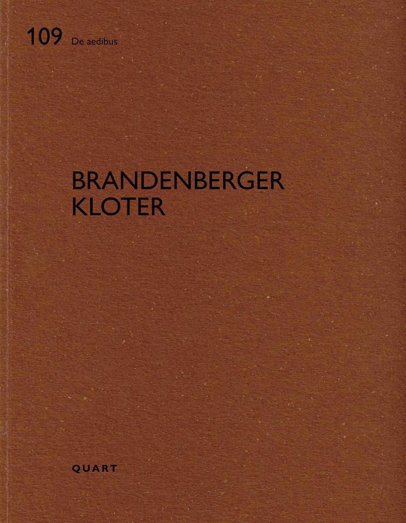 Vorderes Coverbild Brandenberger Kloter
