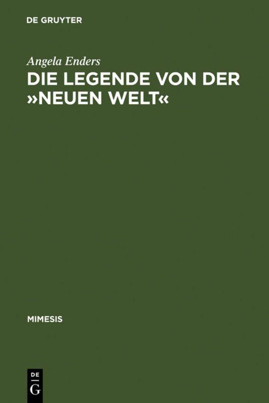 Vorderes Coverbild Die Legende von der 'Neuen Welt'
