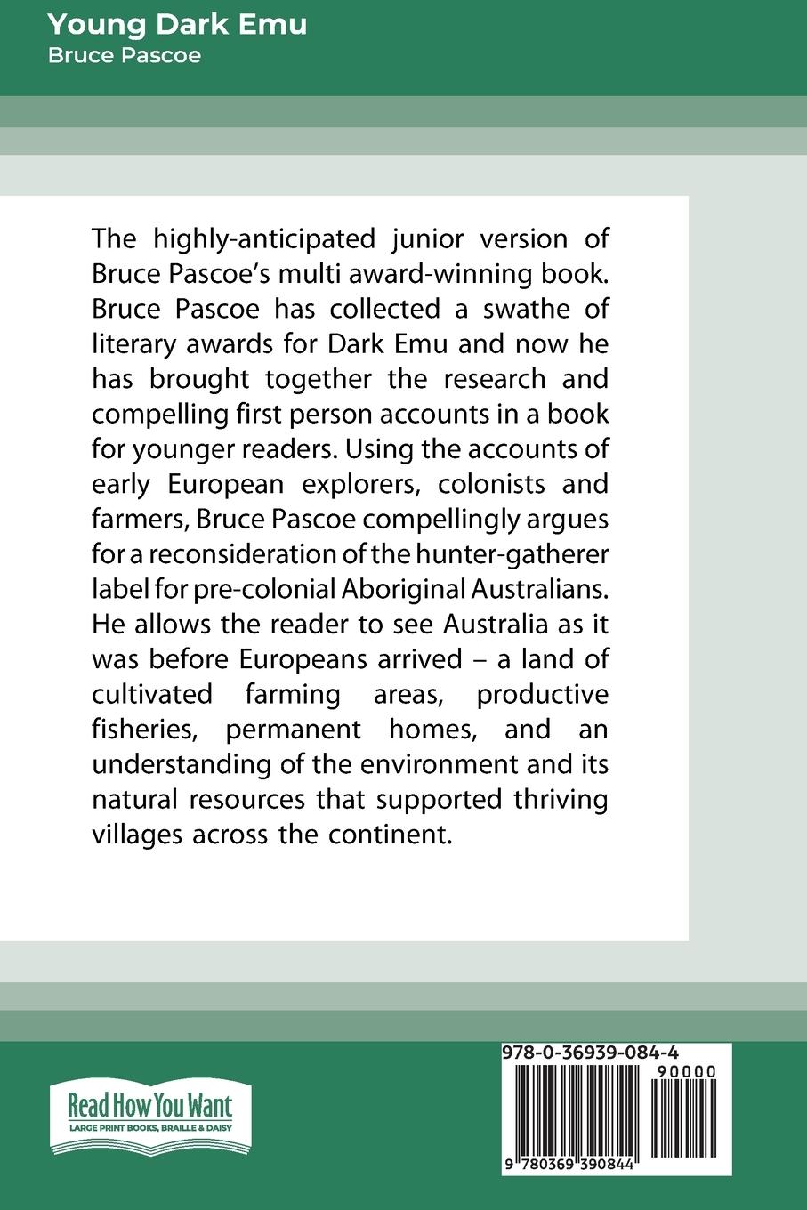 Rückseitencover Young Dark Emu