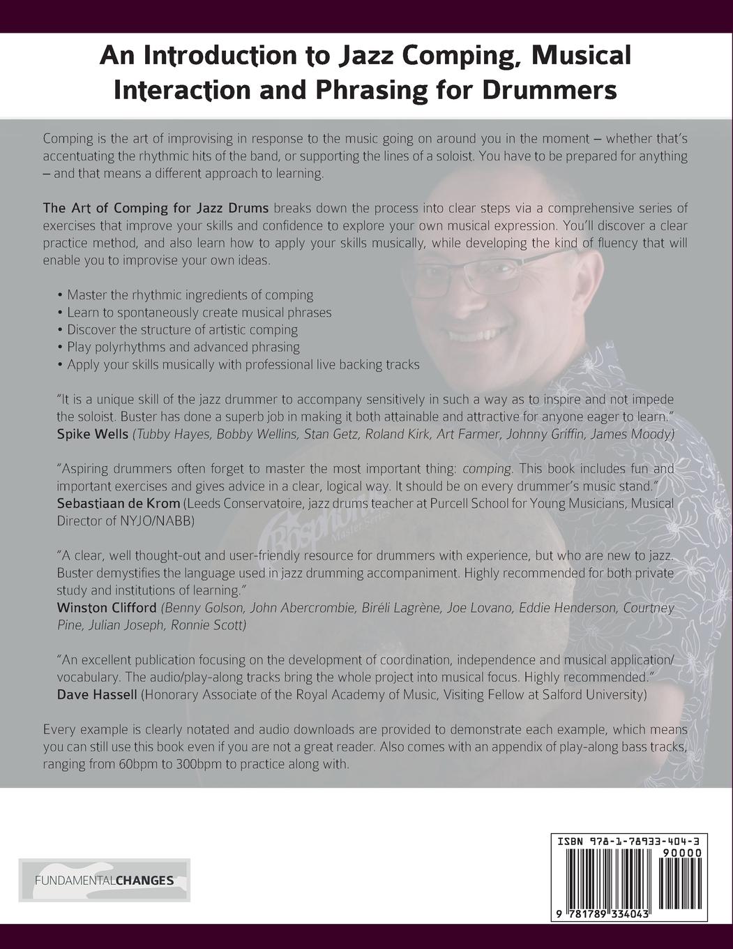 Rückseitencover The Art of Comping for Jazz Drums