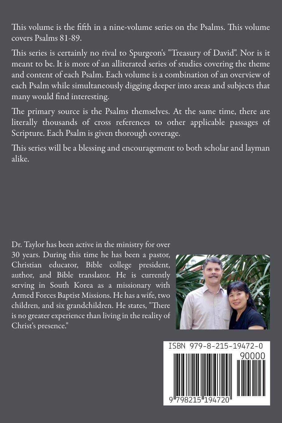 Rückseitencover Golden truths from the Psalms - Volume V - Psalms 81-89