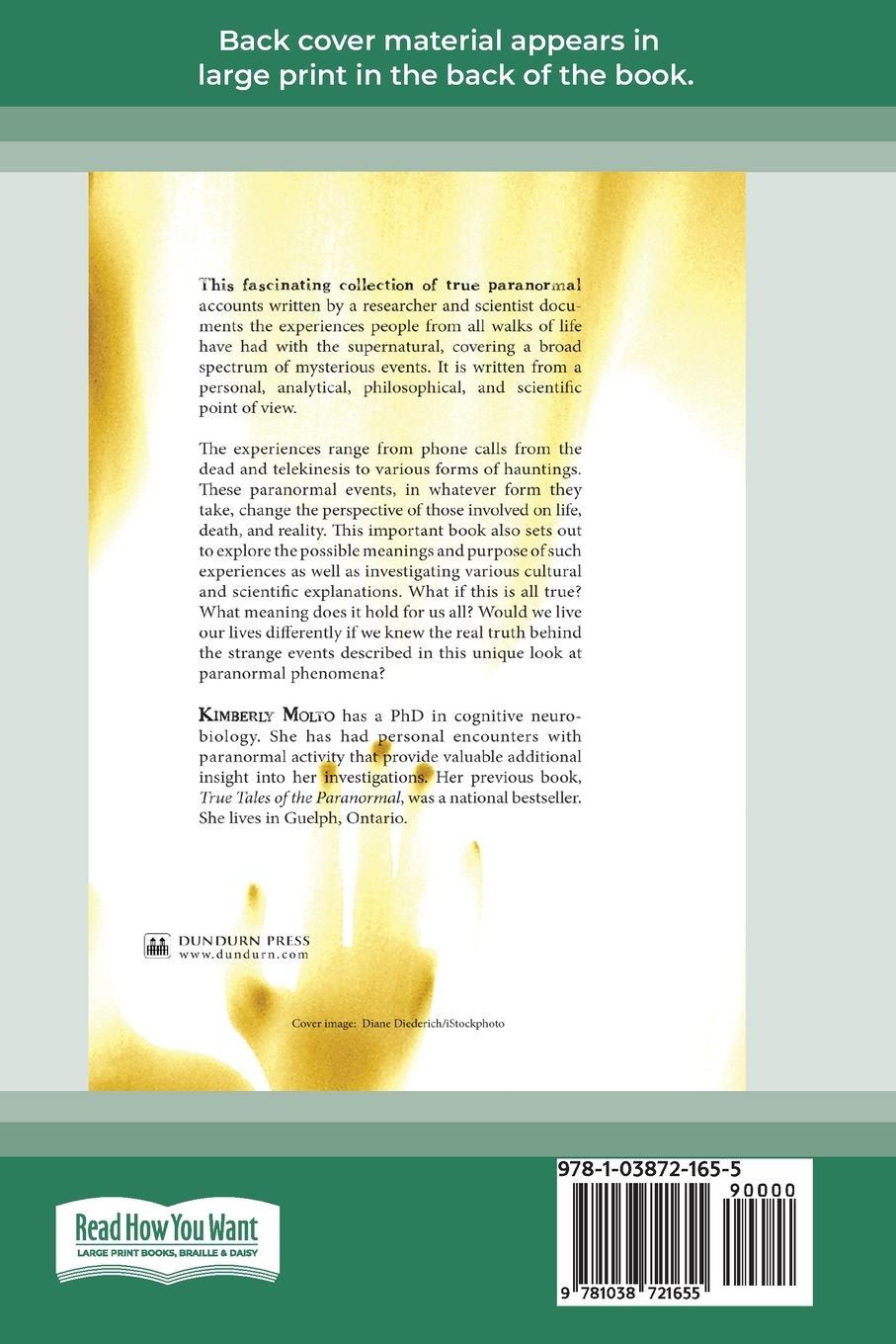 Rückseitencover More True Tales of the Paranormal