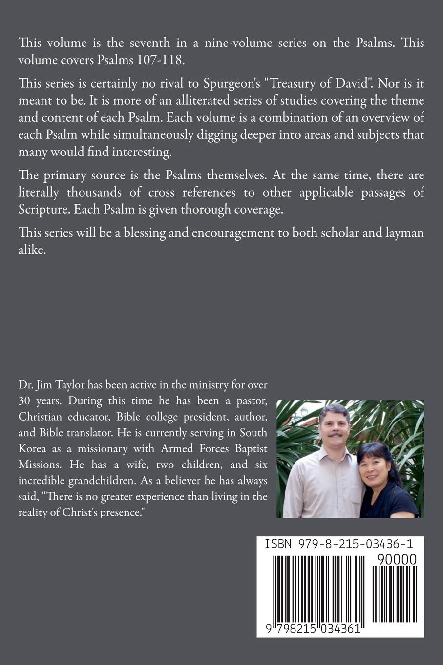Rückseitencover Golden Truths from the Psalms - Volume VII - Psalms 107-118