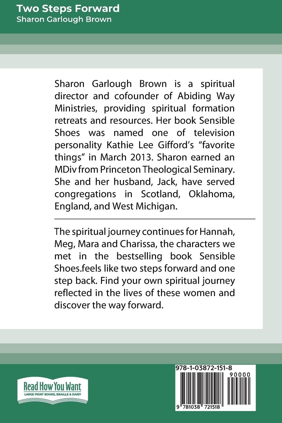 Rückseitencover Two Steps Forward