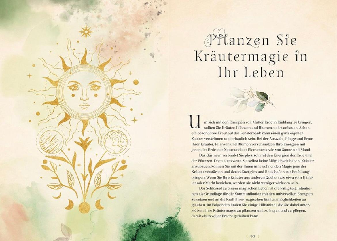 Beispielinhalt (Bild) Die Magie der Kräuter