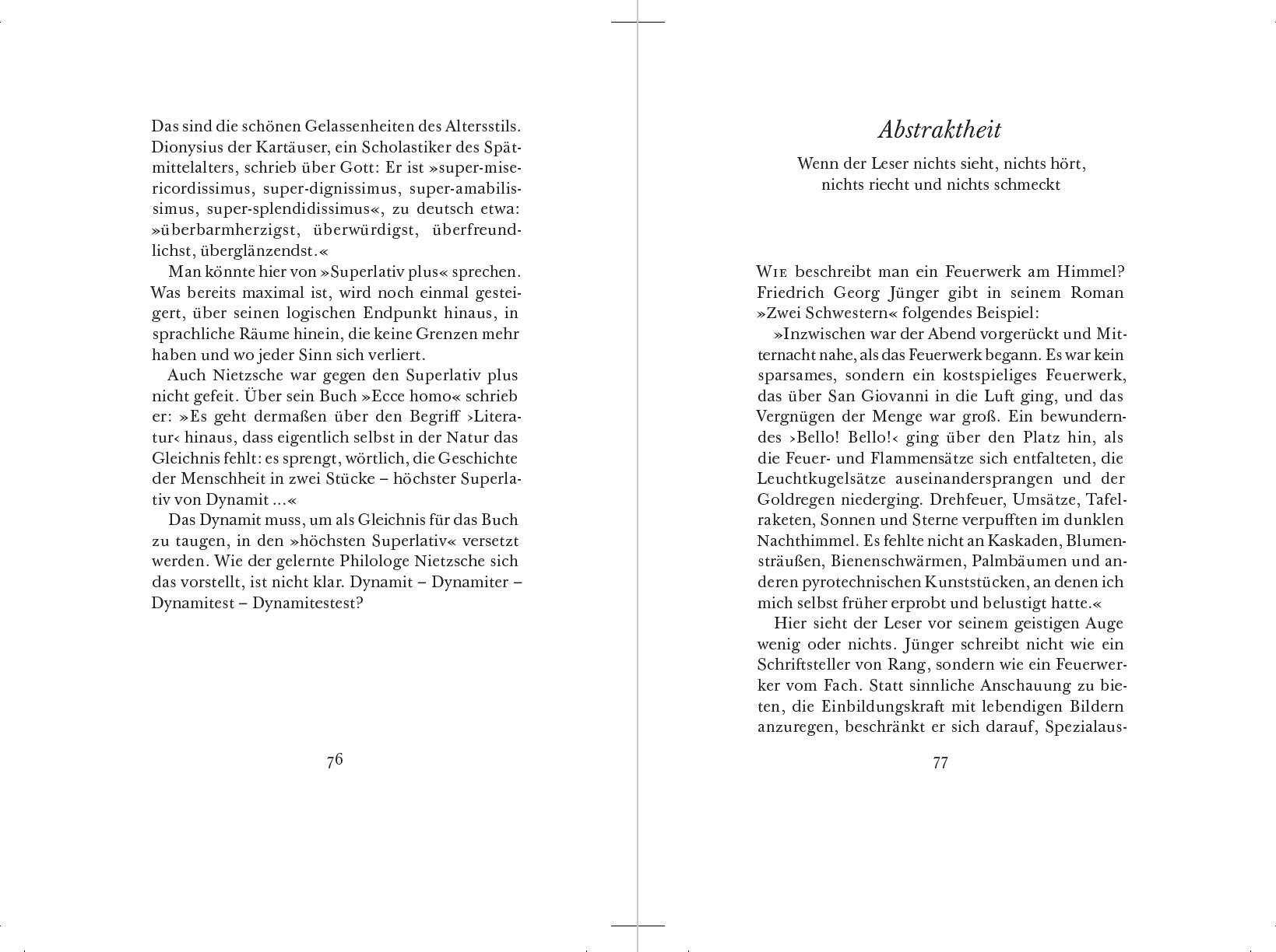 Beispielinhalt (Bild) Wie man schlecht schreibt