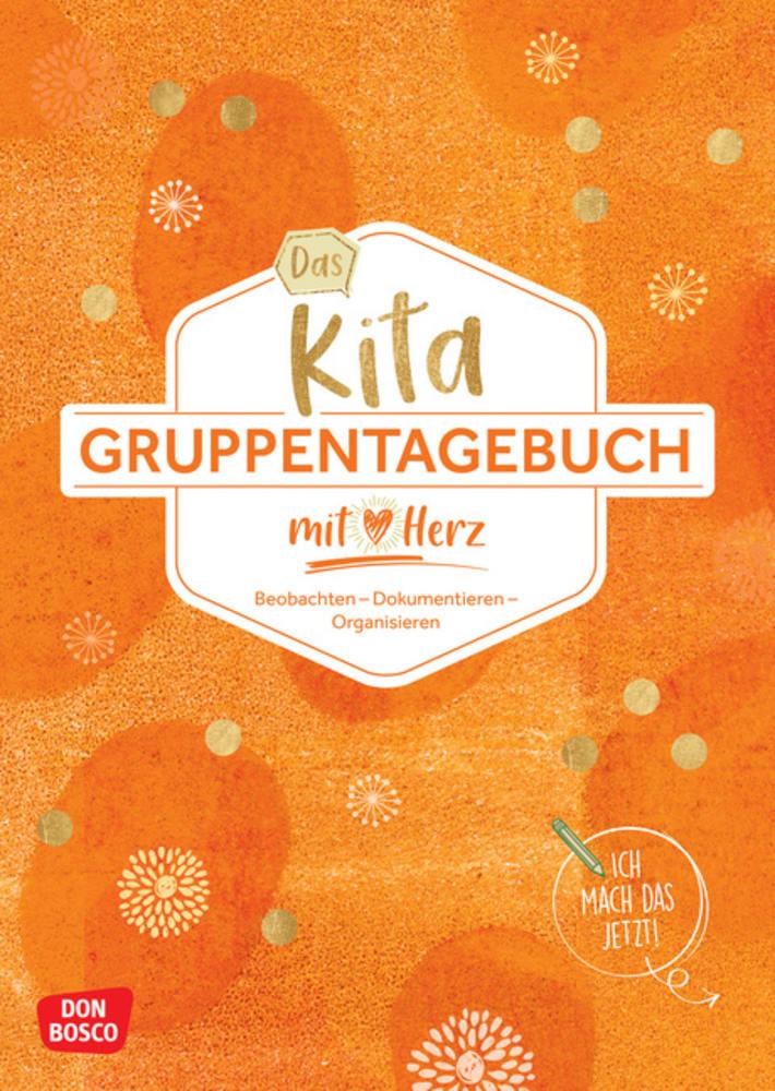 Vorderes Coverbild Das Kita-Gruppentagebuch (DIN A 4, Variante "Orange")