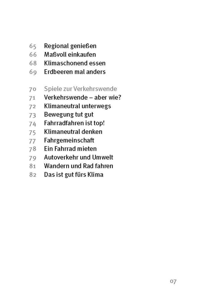 Beispielinhalt (Bild) Die 50 besten Spiele für Umweltschutz und Nachhaltigkeit. Für 4- bis 10-Jährige