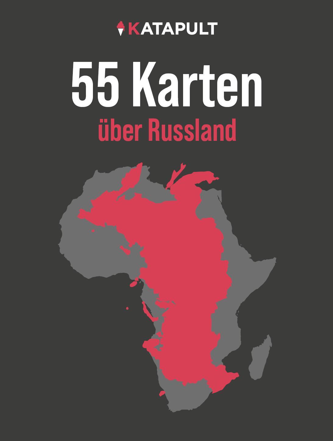 Vorderes Coverbild 55 Karten über Russland