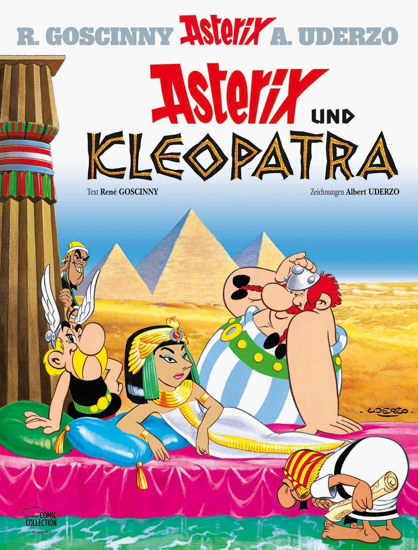 Vorderes Coverbild Asterix 02. Asterix und Kleopatra