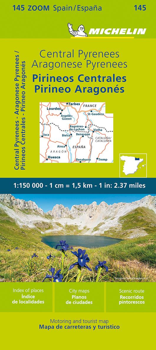 Vorderes Coverbild Michelin Hochpyrenäen