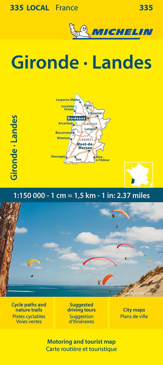 Vorderes Coverbild Michelin Gironde - Landes
