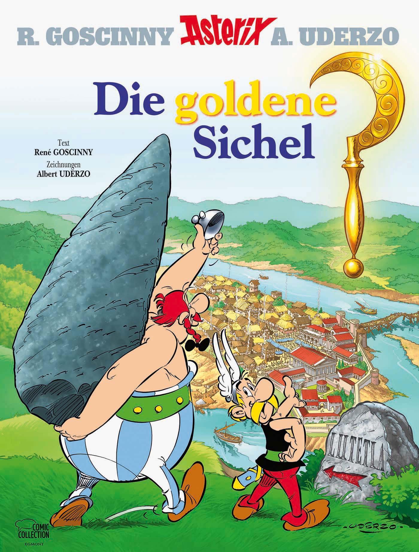 Vorderes Coverbild Asterix 05. Die goldene Sichel