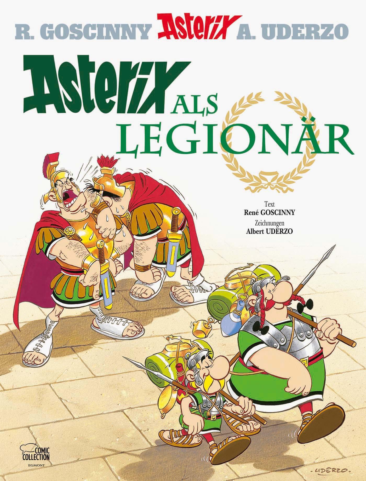 Vorderes Coverbild Asterix 10. Asterix als Legionär