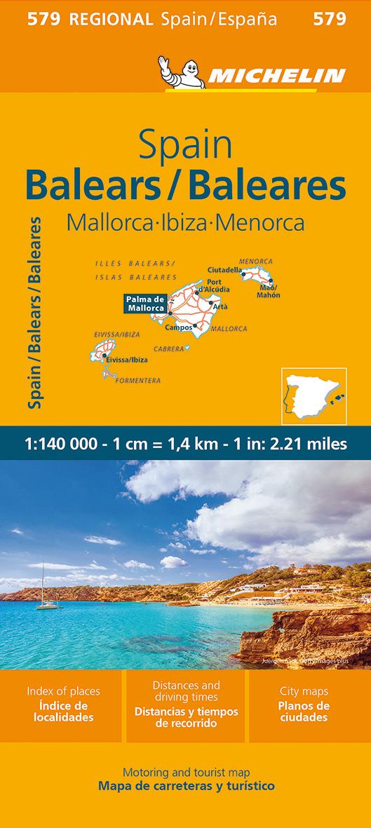 Vorderes Coverbild Michelin Balearen (Mallorca, Ibiza, Menorca)