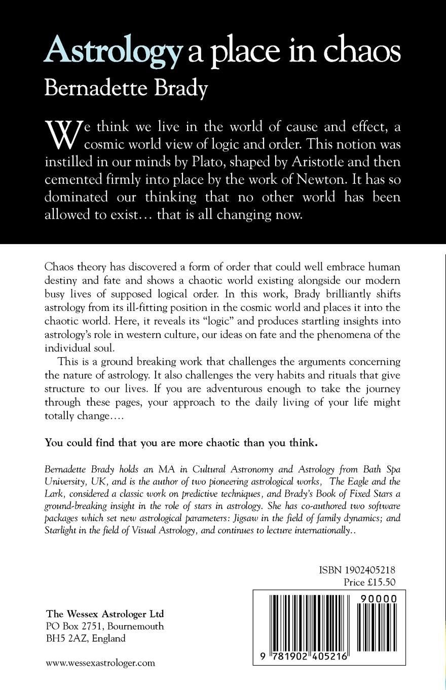 Rückseitencover Astrology, A Place in Chaos