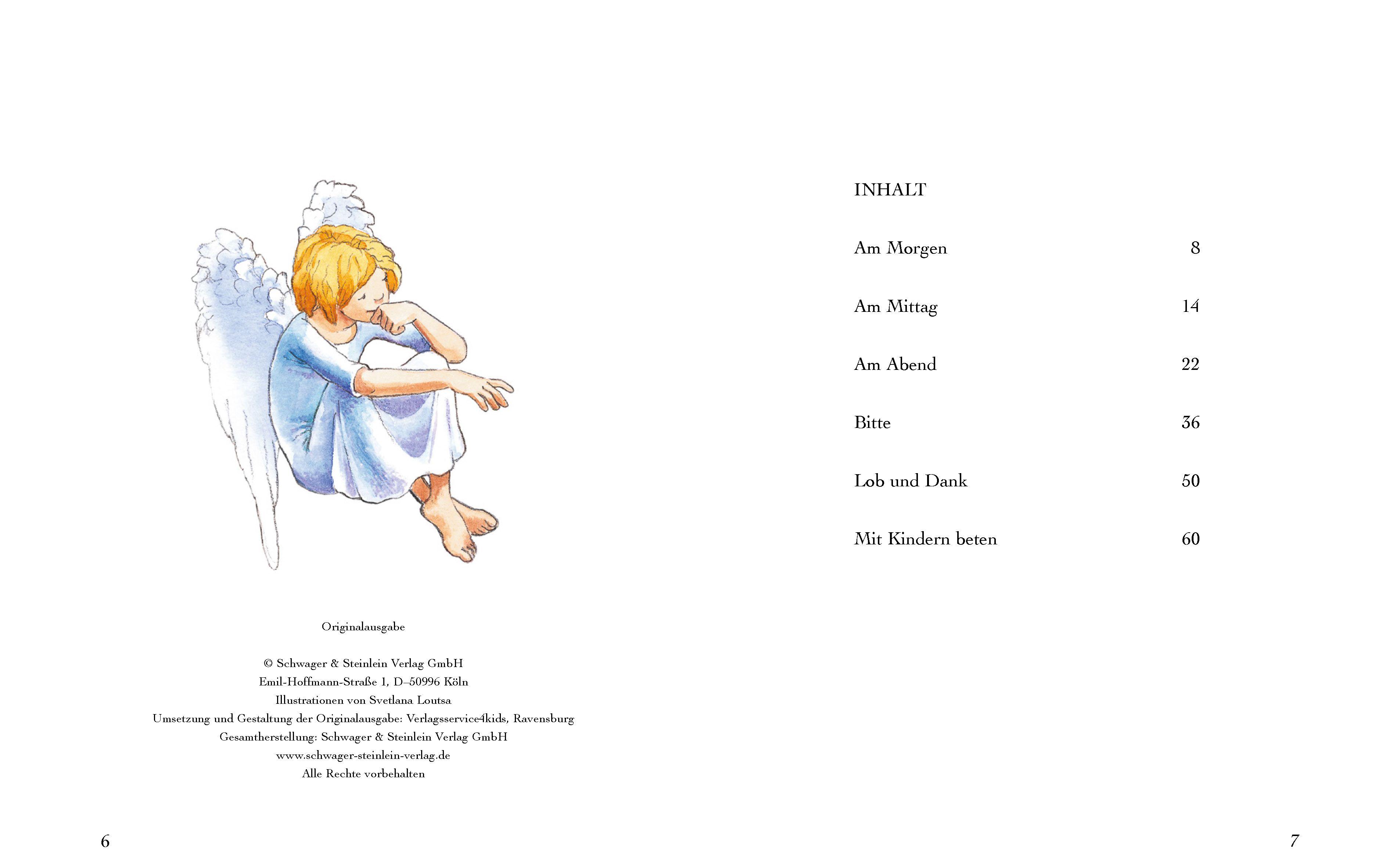 Beispielinhalt (Bild) Die schönsten Kindergebete