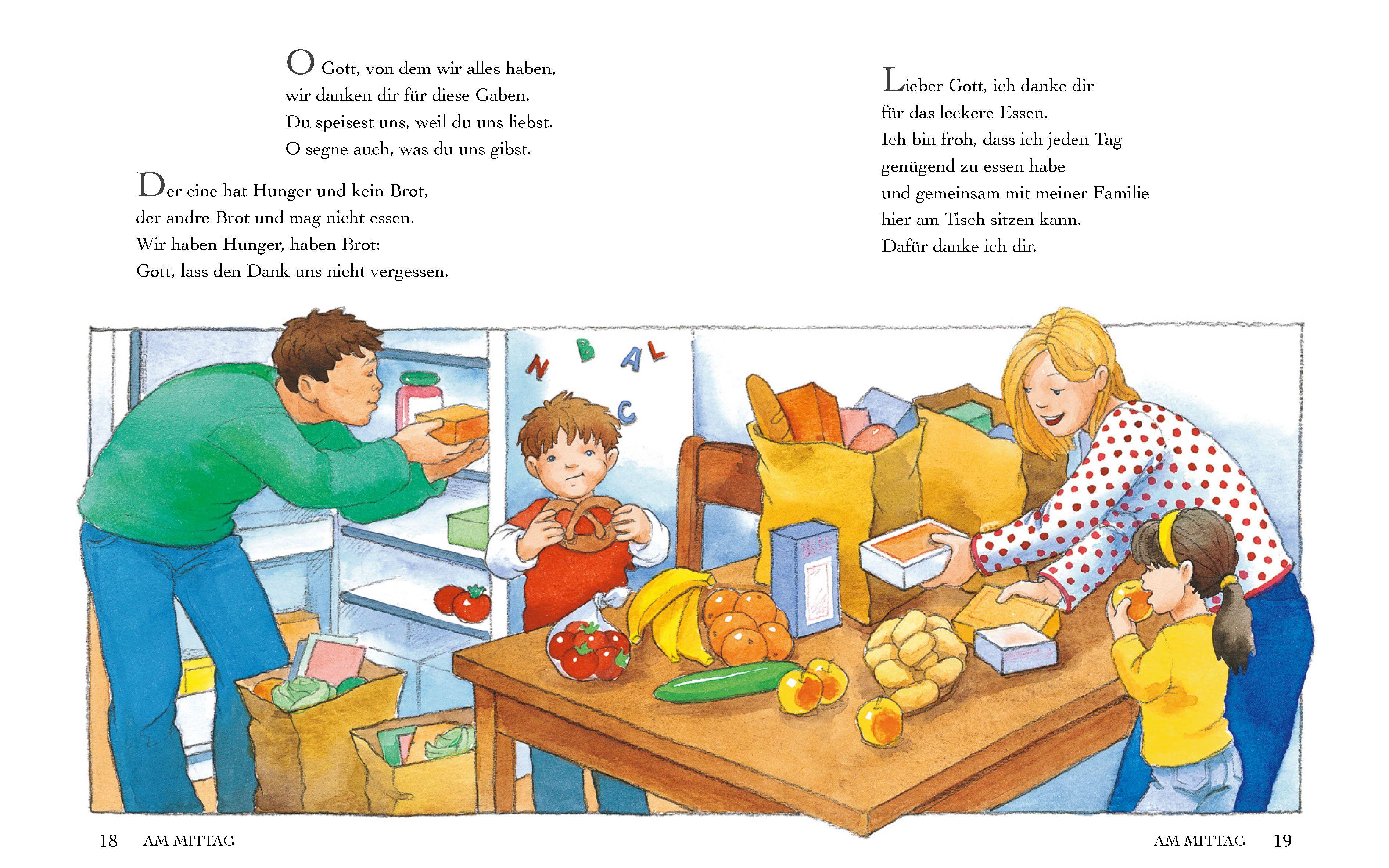 Beispielinhalt (Bild) Die schönsten Kindergebete